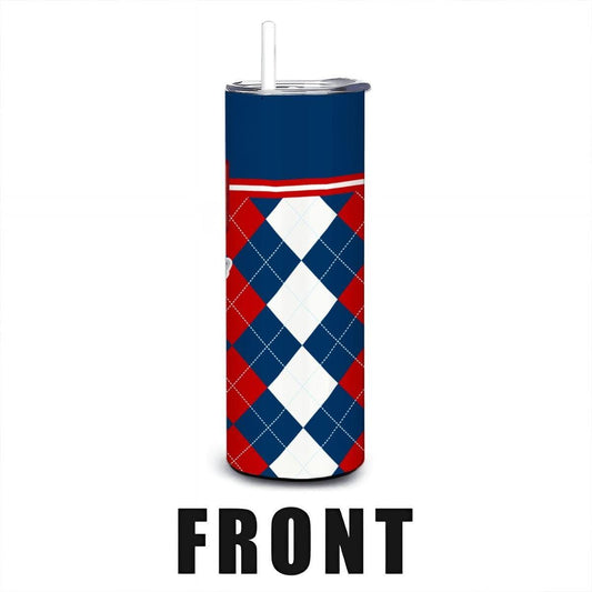 ColorFlow | Florida Atlantic Owls Inspired 20oz Straight Tumbler | College Spirit Drinkware | Personalization Optional