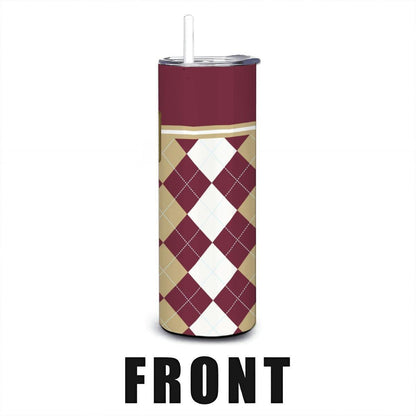 ColorFlow | Florida State Seminoles Inspired 20oz Straight Tumbler | Garnet Gold Game Day Look | Personalization Optional