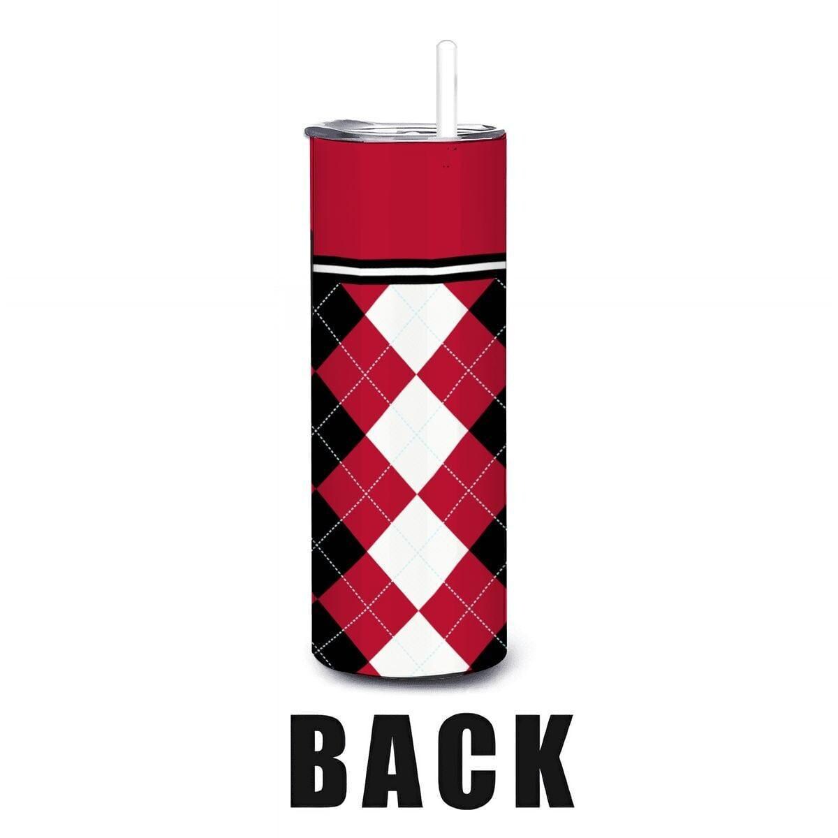 ColorFlow | New Mexico Lobos Inspired 20oz Straight Stainless Tumbler | Game Day Drinkware | Personalization Optional
