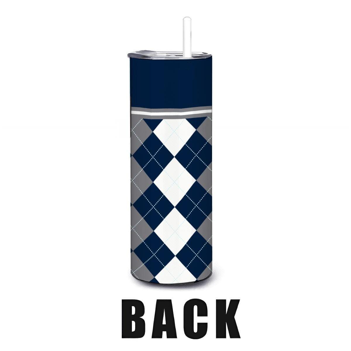 ColorFlow | Nevada Wolf Pack Inspired 20oz Straight Tumbler | Team Color Stainless Steel | Personalization Optional