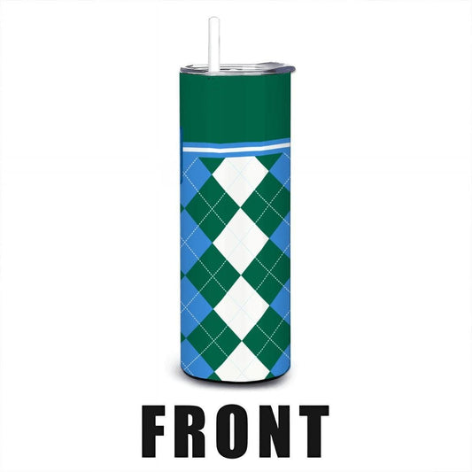 ColorFlow | Tulane Green Wave Inspired 20oz Straight Tumbler | Coastal College Vibe | Personalization Optional