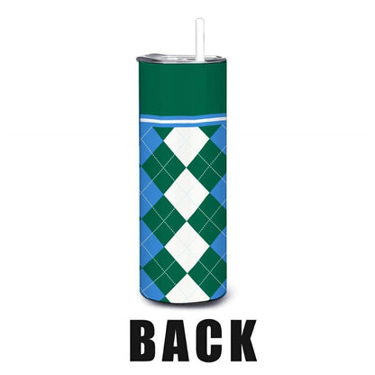 ColorFlow | Tulane Green Wave Inspired 20oz Straight Tumbler | Coastal College Vibe | Personalization Optional