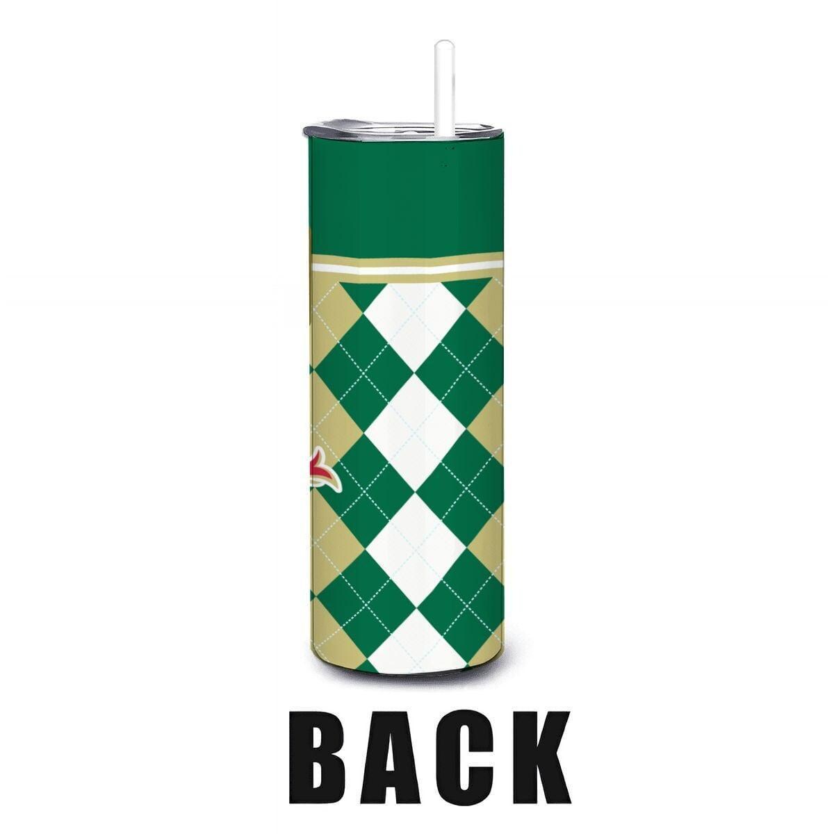 ColorFlow | UAB Blazers Inspired 20oz Straight Stainless Tumbler | Bold Green Gold Look | Personalization Optional