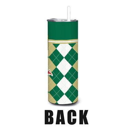 ColorFlow | UAB Blazers Inspired 20oz Straight Stainless Tumbler | Bold Green Gold Look | Personalization Optional