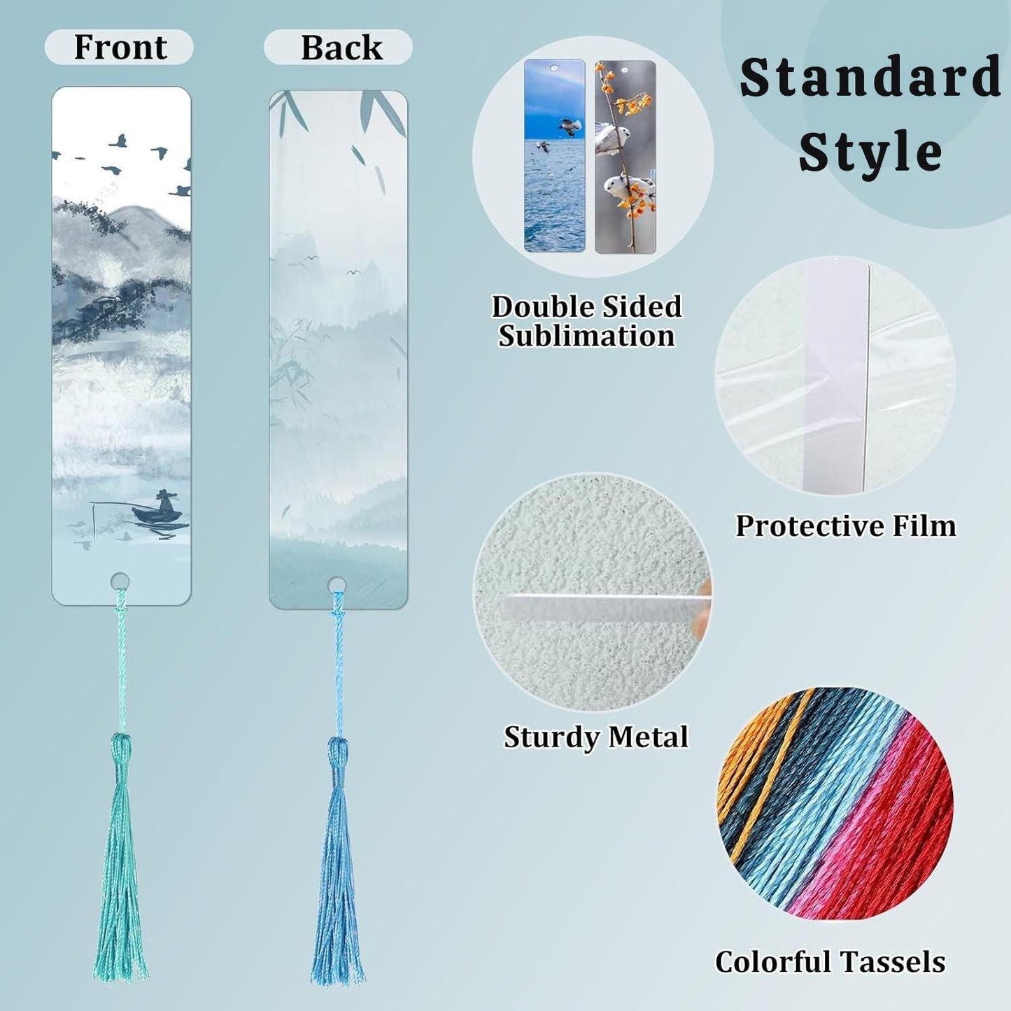 ColorFlow | Ethereal Alien Metal Bookmark Sci Fi Extraterrestrial Crystal Forehead Futuristic Art Design | Optional Personalization