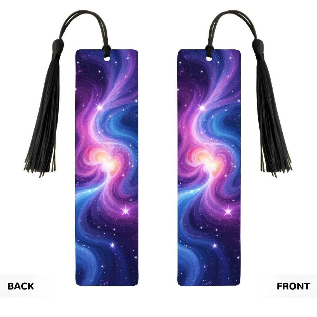 ColorFlow | Heart Cloudscape Metal Bookmark Pastel Sky Aesthetic Dreamy Celestial Gift | Optional Personalization