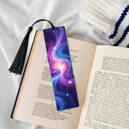ColorFlow | Heart Cloudscape Metal Bookmark Pastel Sky Aesthetic Dreamy Celestial Gift | Optional Personalization