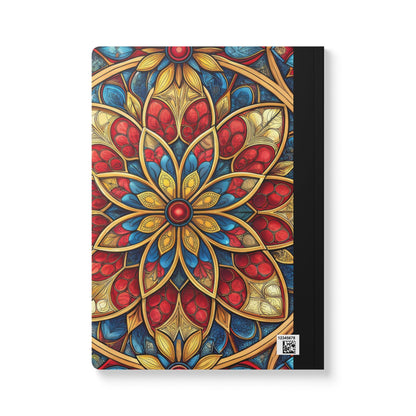 ColorFlow | Vibrant Mandala Bloom Composition Notebook | Bold Floral Pattern Journal for School Work and Creativity
