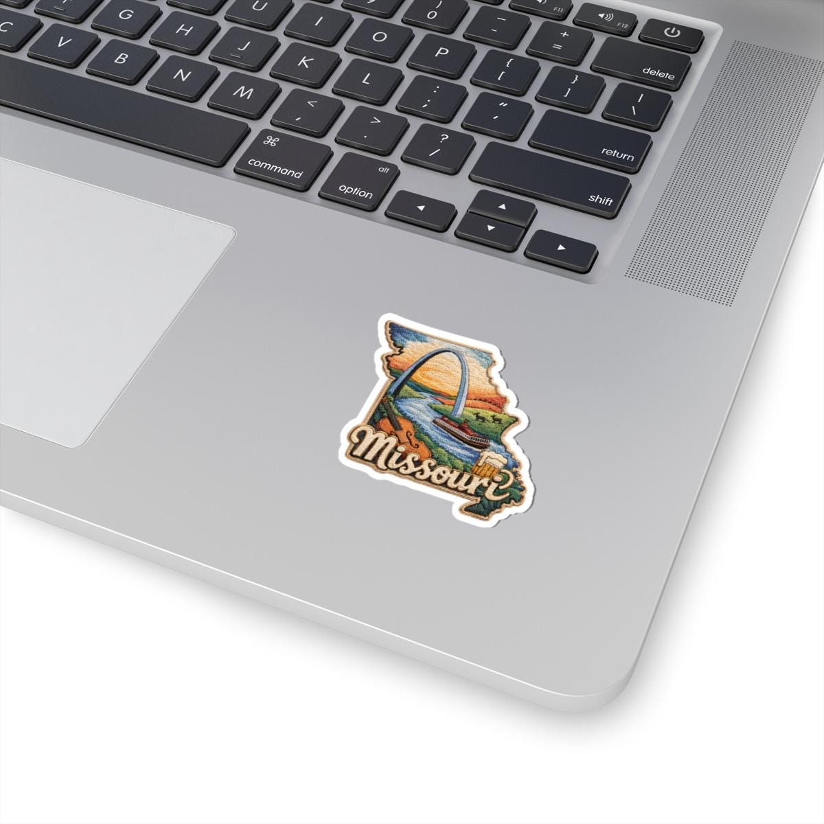 ColorFlow | Missouri Heartland Tribute Vinyl Sticker | River Arch Music and Americana Landscape Art