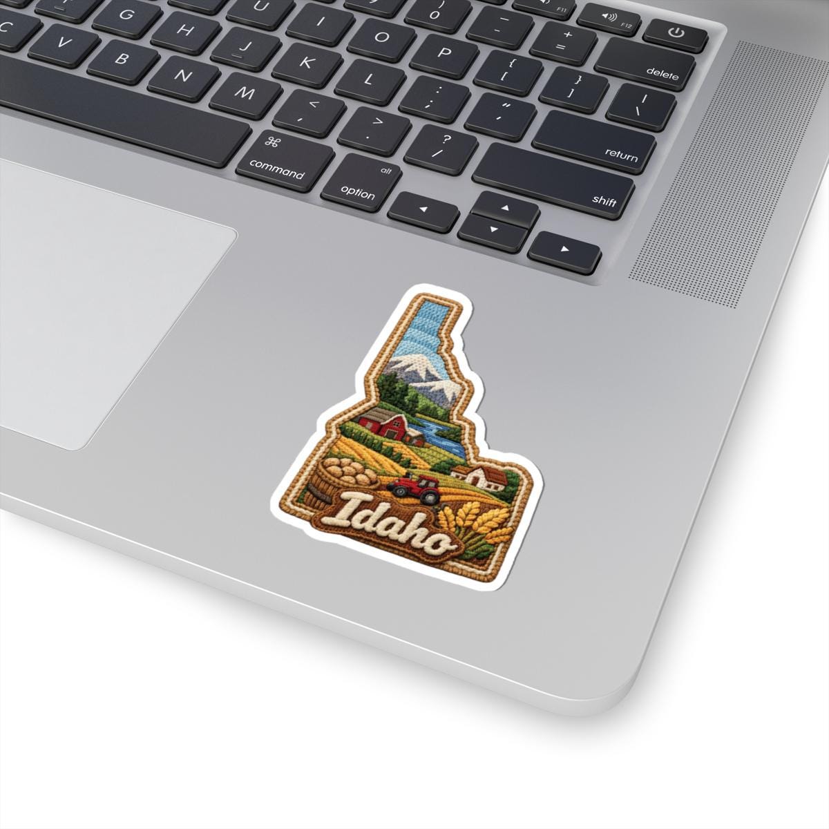 ColorFlow | Idaho Rustic Heartland Vinyl Sticker | Mountain Farms River Valleys and Country Life Art