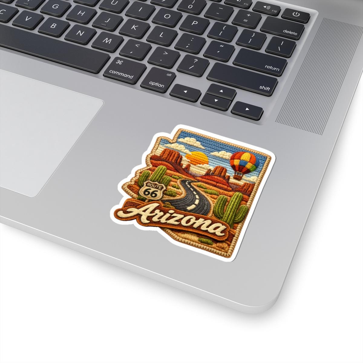 ColorFlow | Arizona Route Sixty Six Desert Vinyl Sticker | Canyon Roads Hot Air Balloons and Southwest Horizon Art