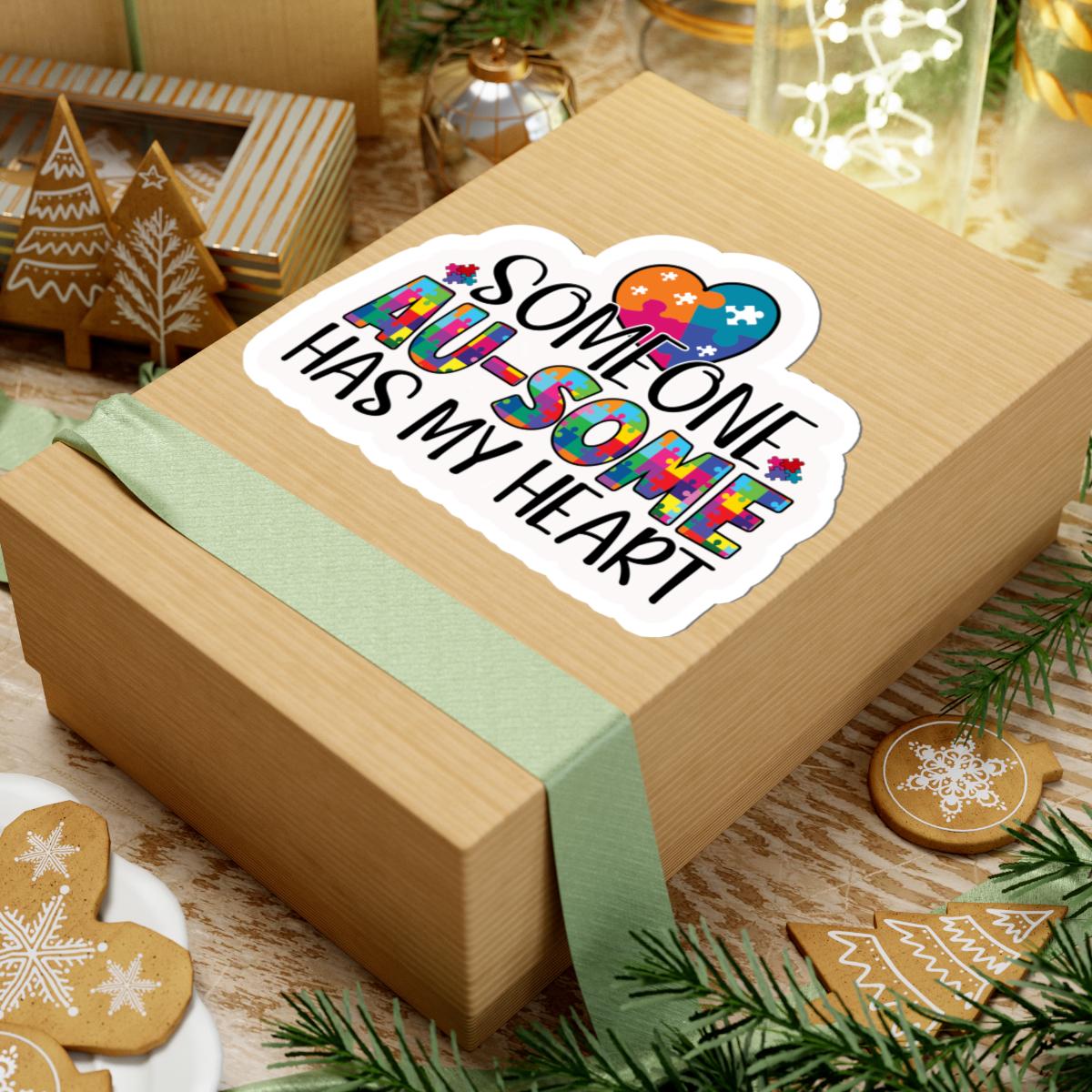 ColorFlow | Someone Au Some Has My Heart Vinyl Sticker | Playful Autism Love Puzzle