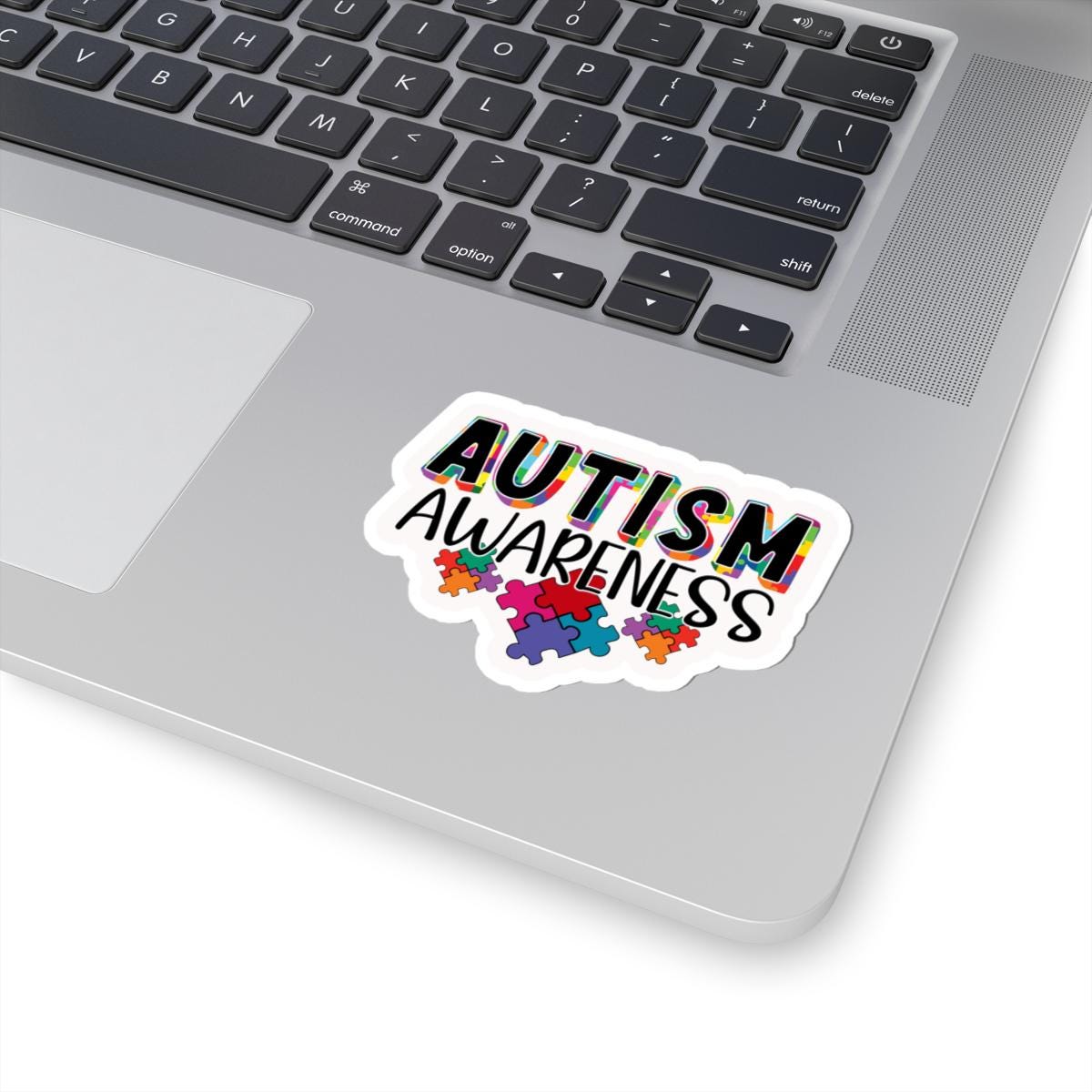 ColorFlow | Autism Awareness Vinyl Sticker | Bright Puzzle Pieces Inclusion Support Artwork