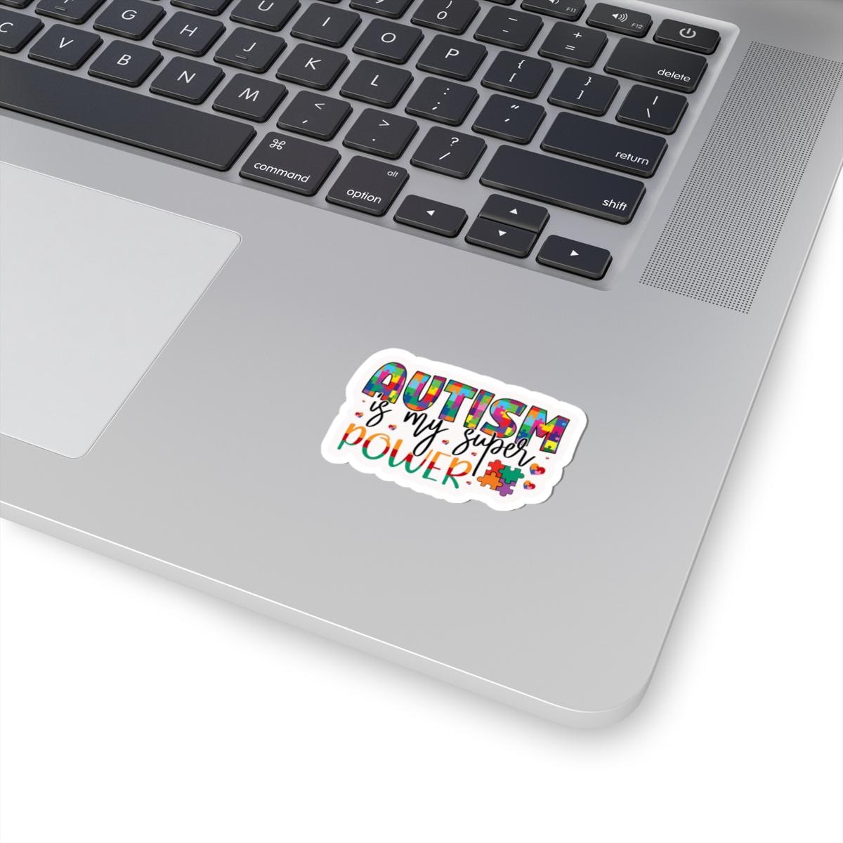 ColorFlow | Autism Is My Super Power Vinyl Sticker | Empowering Puzzle Theme Neurodiversity Design