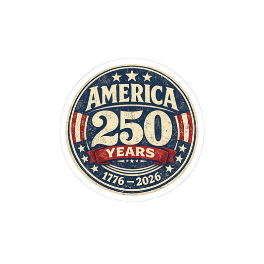 ColorFlow | America 250 Anniversary 1776 to 2026 Historic Patriotic Seal Vinyl Sticker