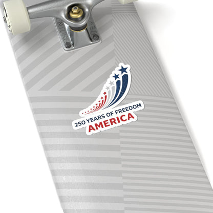 ColorFlow | 250 Years of Freedom America Patriotic Shooting Stars Vinyl Sticker