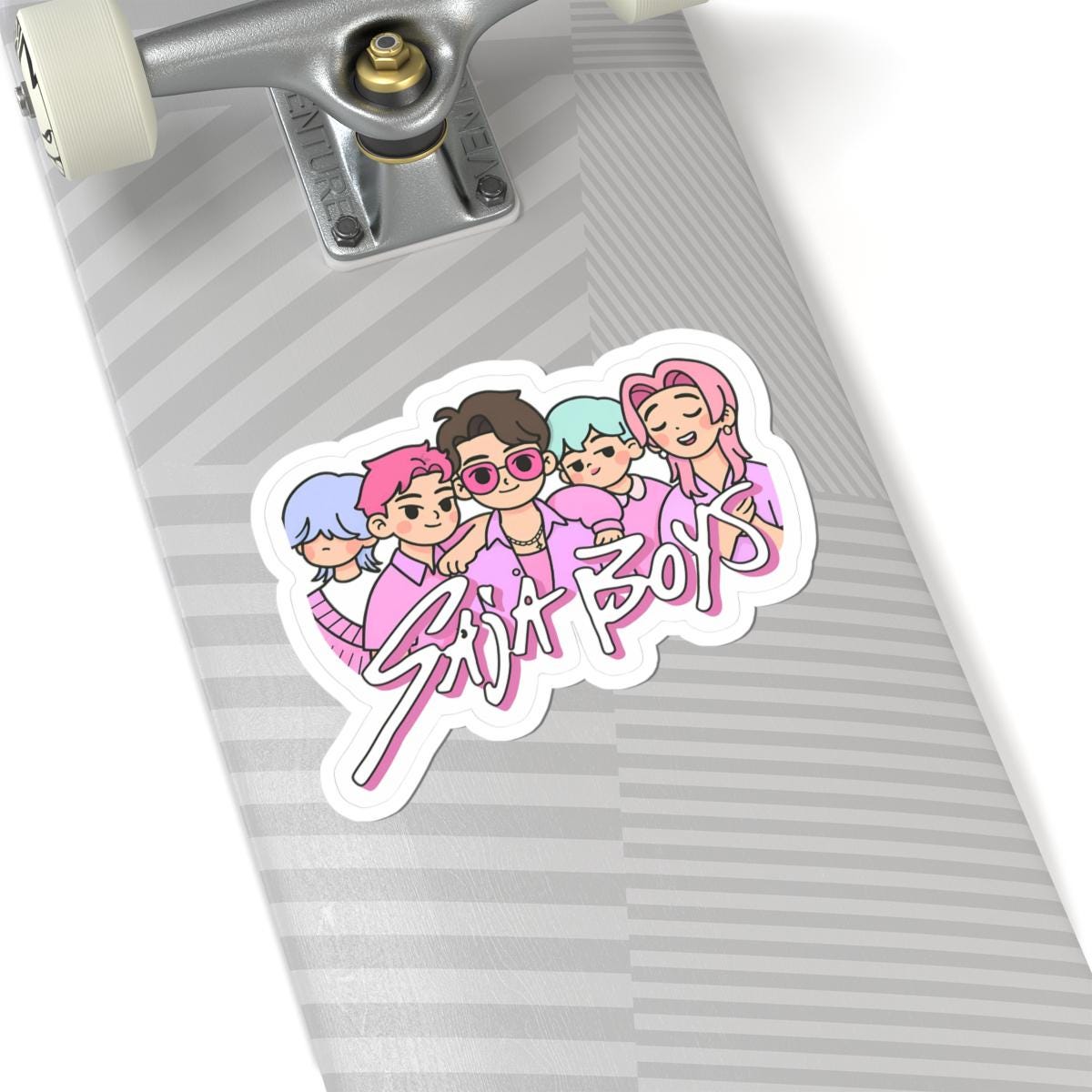 ColorFlow | Sija Boys Cute Kpop Chibi Idol Group Aesthetic Vinyl Sticker