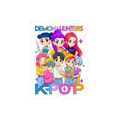 ColorFlow | Demon Hunters Kpop Fantasy Idol Squad Anime Style Vinyl Sticker