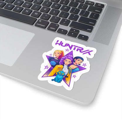 ColorFlow | Huntr K Fierce Kpop Girl Group Anime Star Design Vinyl Sticker