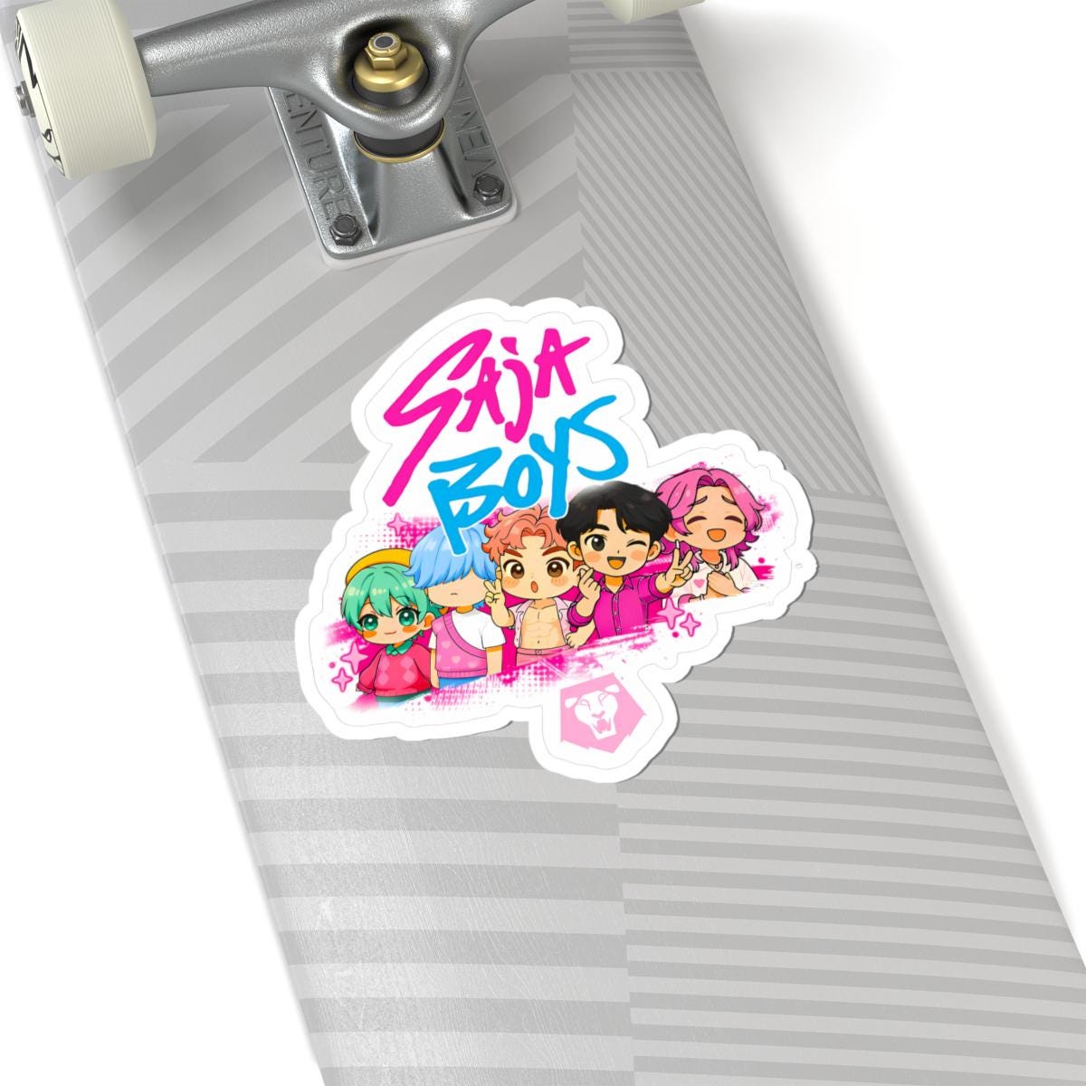 ColorFlow | Sija Boys Kpop Chibi Pop Idol Aesthetic Fan Art Vinyl Sticker