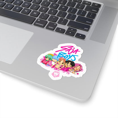 ColorFlow | Sija Boys Kpop Chibi Pop Idol Aesthetic Fan Art Vinyl Sticker