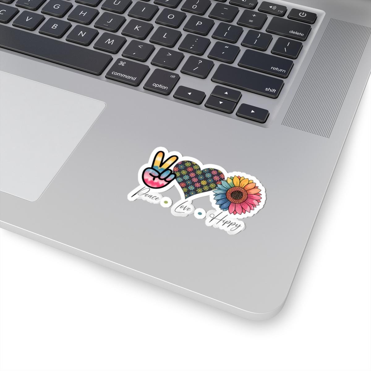 ColorFlow | Peace Love Floral Power Flower Child Boho Retro Art Vinyl Sticker