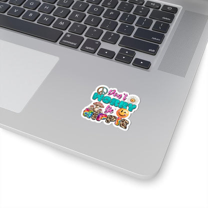 ColorFlow | Hippie Love Retro Peace Daisy Smile Flower Power Art Vinyl Sticker