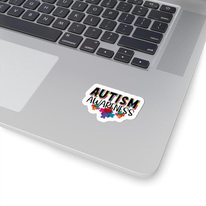 ColorFlow | Autism Awareness Vinyl Sticker | Bright Puzzle Pieces Inclusion Support Artwork