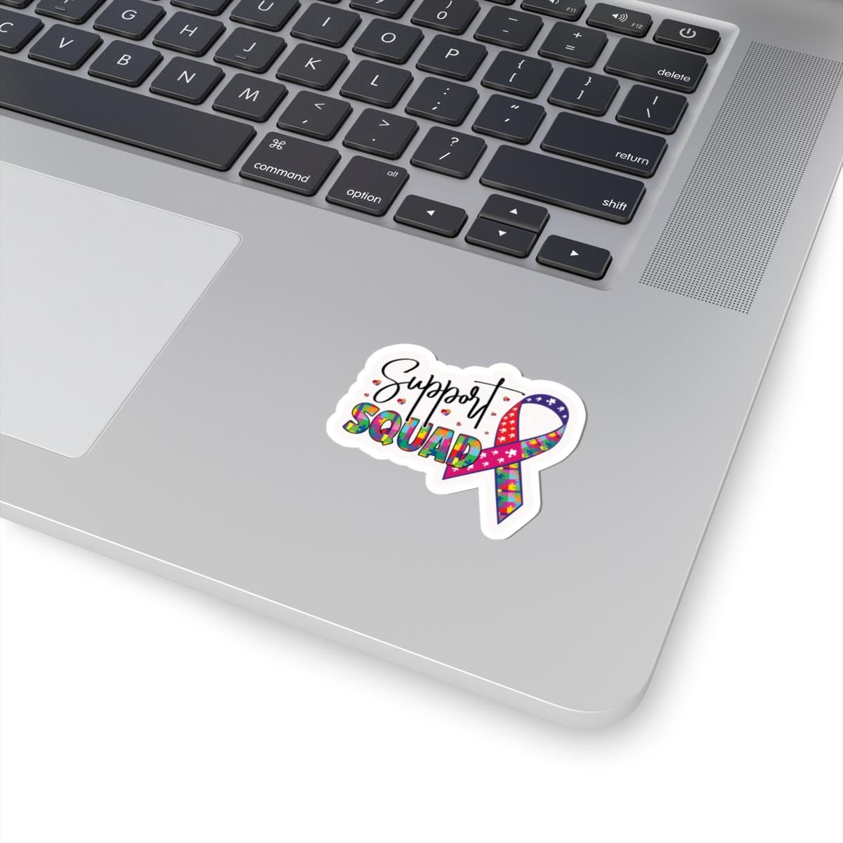 ColorFlow | Support Squad Vinyl Sticker | Autism Advocacy Ribbon Puzzle Community Design