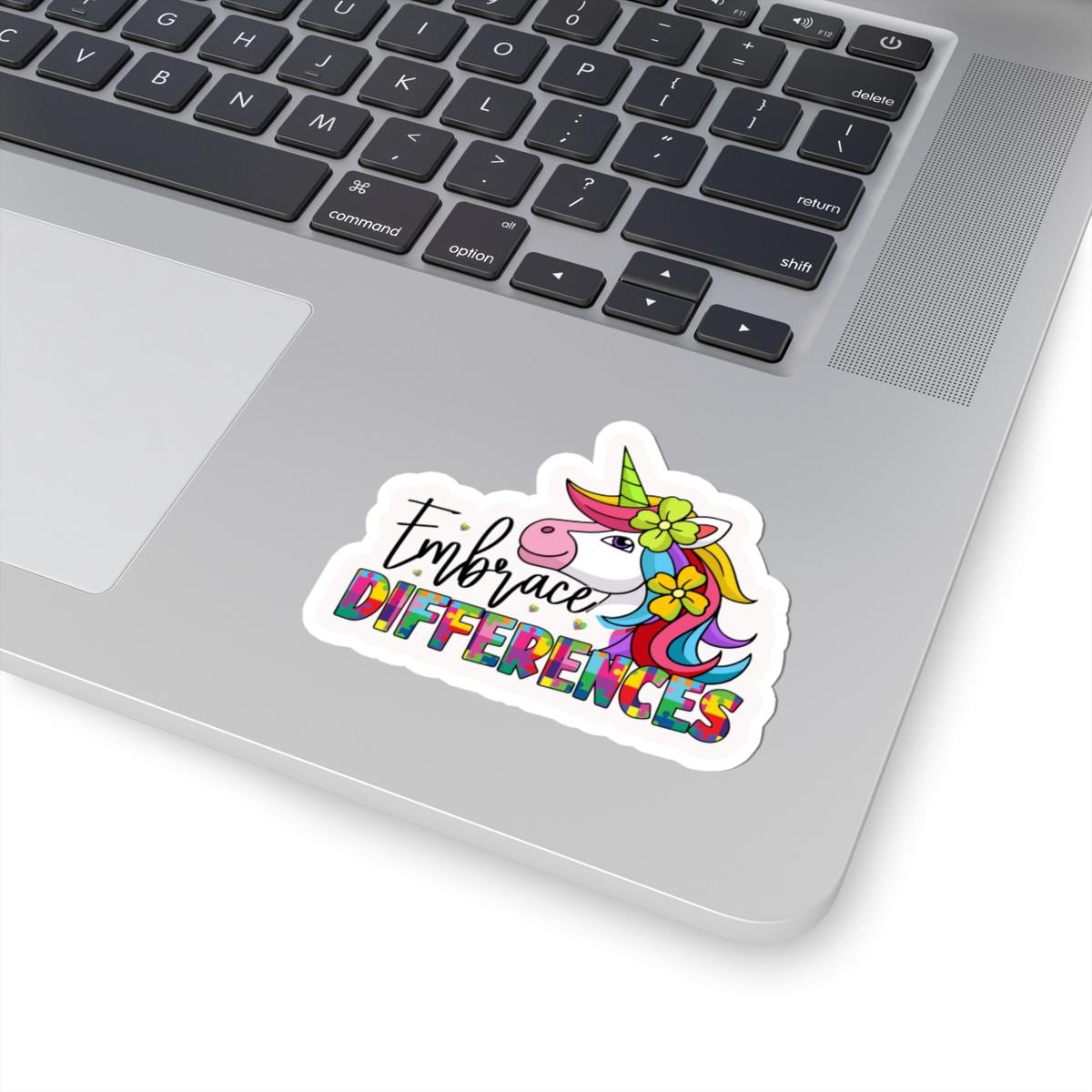 ColorFlow | Embrace Differences Vinyl Sticker | Unicorn Puzzle Autism Inclusion Art Design