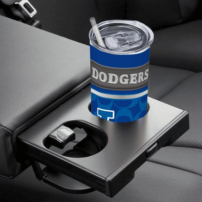 ColorFlow | Los Angeles Dodgers Inspired Fashion 20oz Skinny Stainless Steel Tumbler With Straw West Coast Baseball Drinkware
