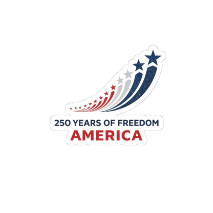 ColorFlow | 250 Years of Freedom America Patriotic Shooting Stars Vinyl Sticker