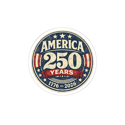 ColorFlow | America 250 Anniversary 1776 to 2026 Historic Patriotic Seal Vinyl Sticker