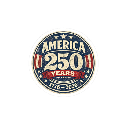 ColorFlow | America 250 Anniversary 1776 to 2026 Historic Patriotic Seal Vinyl Sticker