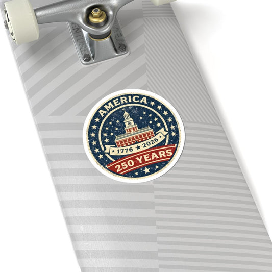 ColorFlow | America 1776 to 2026 Patriotic Heritage Liberty Emblem Vinyl Sticker