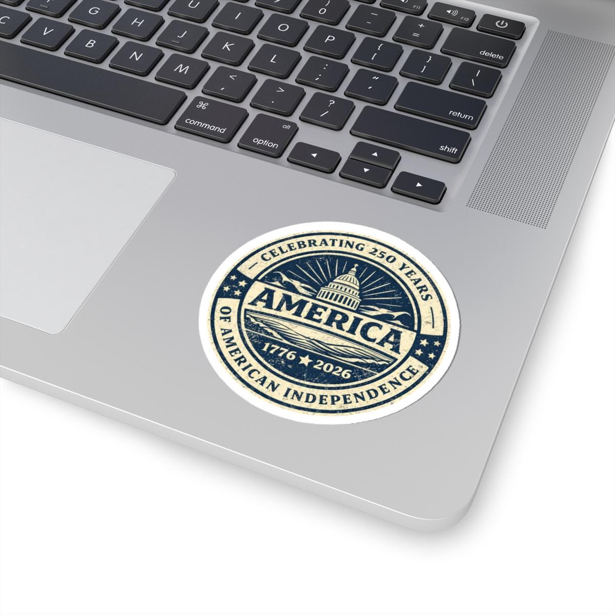 ColorFlow | Celebrating 250 Years of America Independence Patriotic Capitol Vinyl Sticker