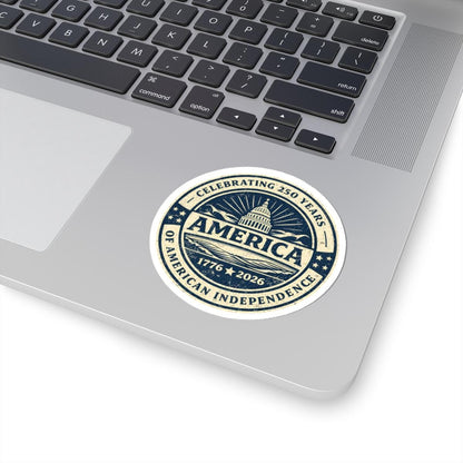ColorFlow | Celebrating 250 Years of America Independence Patriotic Capitol Vinyl Sticker