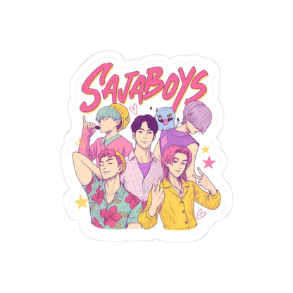 ColorFlow | Sataboys Kpop Inspired Anime Boy Band Art Vinyl Sticker