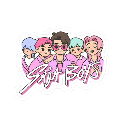 ColorFlow | Sija Boys Cute Kpop Chibi Idol Group Aesthetic Vinyl Sticker