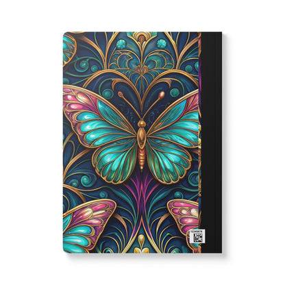ColorFlow | Enchanted Teal Butterfly Composition Notebook Elegant Art Journal for Writing School Work and Daily Inspiration