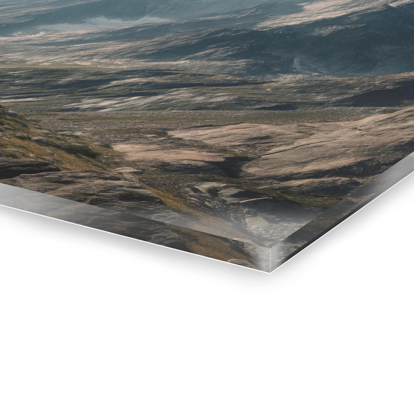 ColorFlow | Dramatic Alpine Mountain Peaks Metal Wall Art | Rugged Wilderness Landscape Decor | Modern Nature Wall Accent
