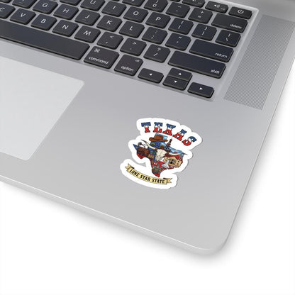 Texas Lone Star State Sticker Pack | BBQ Skull Bluebonnet Art (Waterproof Vinyl)
