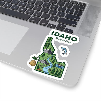 Idaho The Gem State Sticker | Waterproof Nature Art Decal