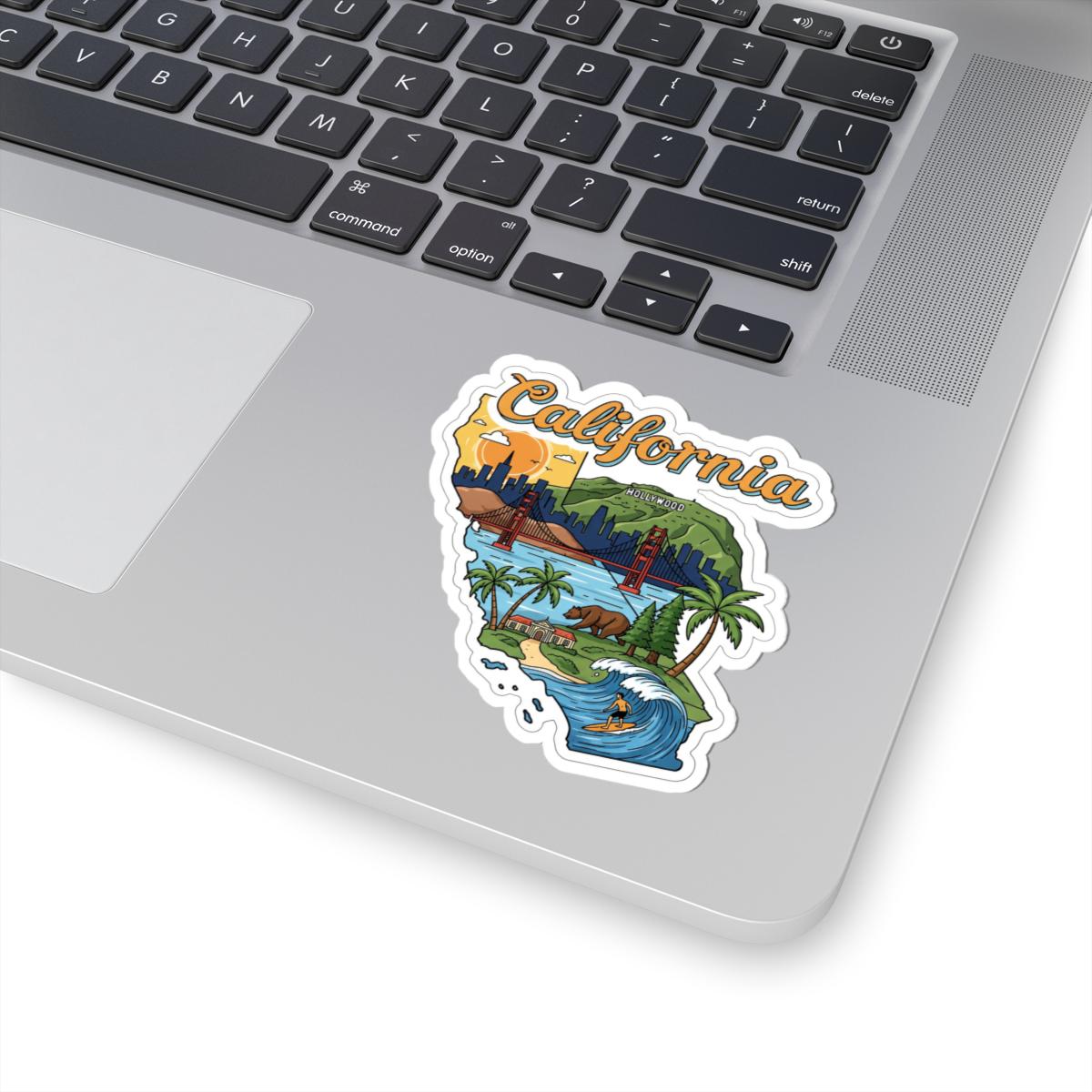 California Vinyl Sticker | Golden State Waterproof Decal (USA Made)
