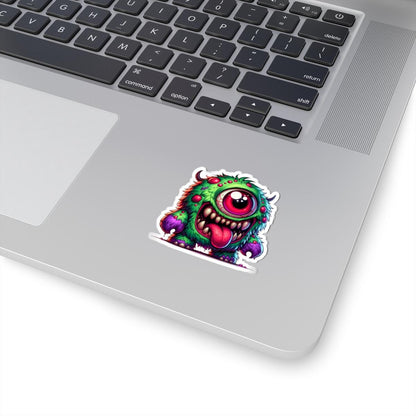 ColorFlow Monster Vinyl Sticker | Waterproof Art Decal for Laptops, Bottles