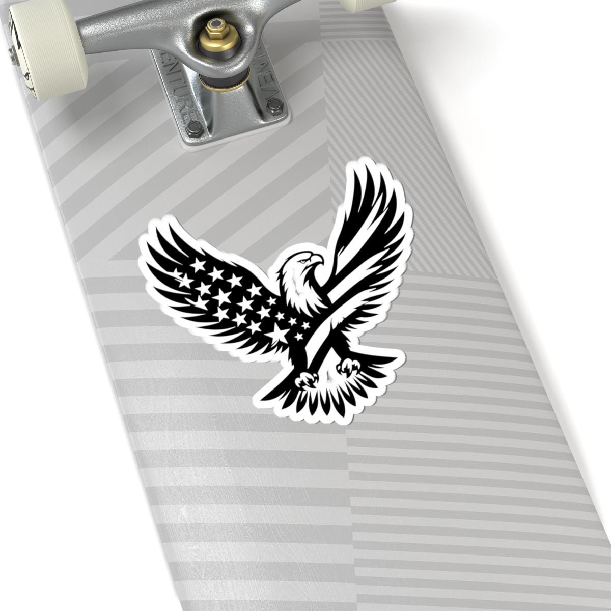 American Flag Eagle Sticker | Patriotic USA Vinyl Decal, Freedom Symbol