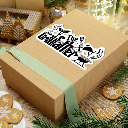 The Grillfather Sticker | Funny BBQ Grill Master Gift for Dads