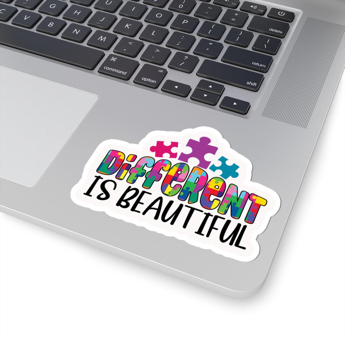 ColorFlow Autism Sticker | Puzzle Pieces "Different Is " Vinyl