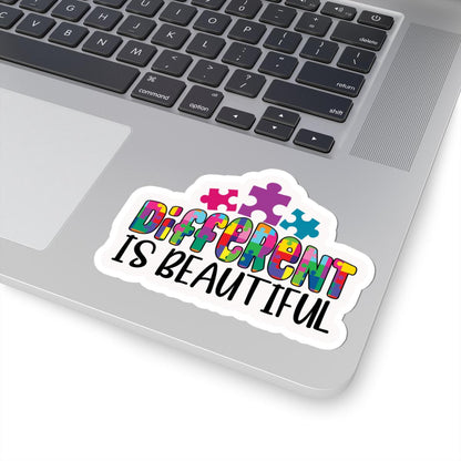 ColorFlow Autism Sticker | Puzzle Pieces "Different Is " Vinyl