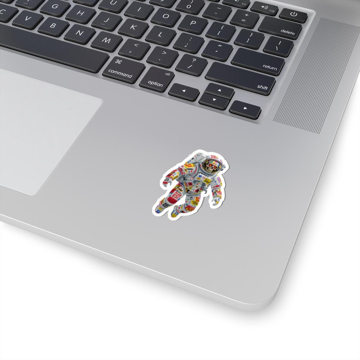 ColorFlow | Urban Graffiti Skull Astronaut Sticker | Bold Space Streetwear Vinyl Decal for Rebels